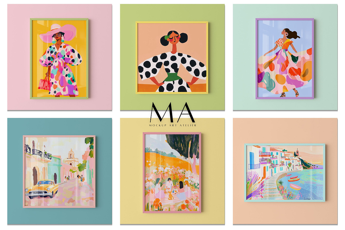 Mega Interior Frame Mockup Pack, a Household Mockup by Mockup Art Atelier (Photo 45 of 60)
