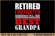 Retired Firefighter Make The Cut SVG, an Illustration by Handy Arts Studio (Thumbnail 1 of 3)
