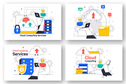 10 Cloud Computing Illustration, a Technology Illustration by denayunebgt (Thumbnail 3 of 4)