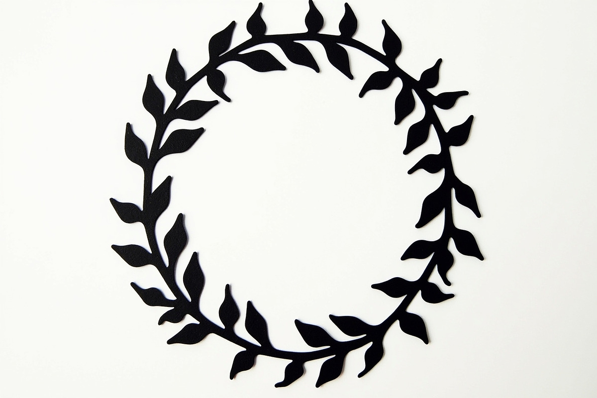 Decorative Circle Leaf Frame Set, an Illustration by BIPLOB EXPERT (Photo 9 of 9)