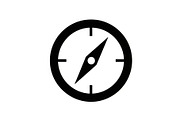 Compass Navigation Silhouette Set, a Graphic by hafijul (Thumbnail 3 of 14)