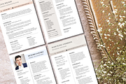 Minimalist Resume Templates Canva, a Templates & Theme by TemplateCastleStore (Thumbnail 3 of 9)