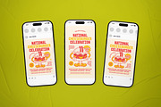 National Cheeseburger Day Flyer Set, a Flyer Template by The Good Store (Thumbnail 2 of 2)
