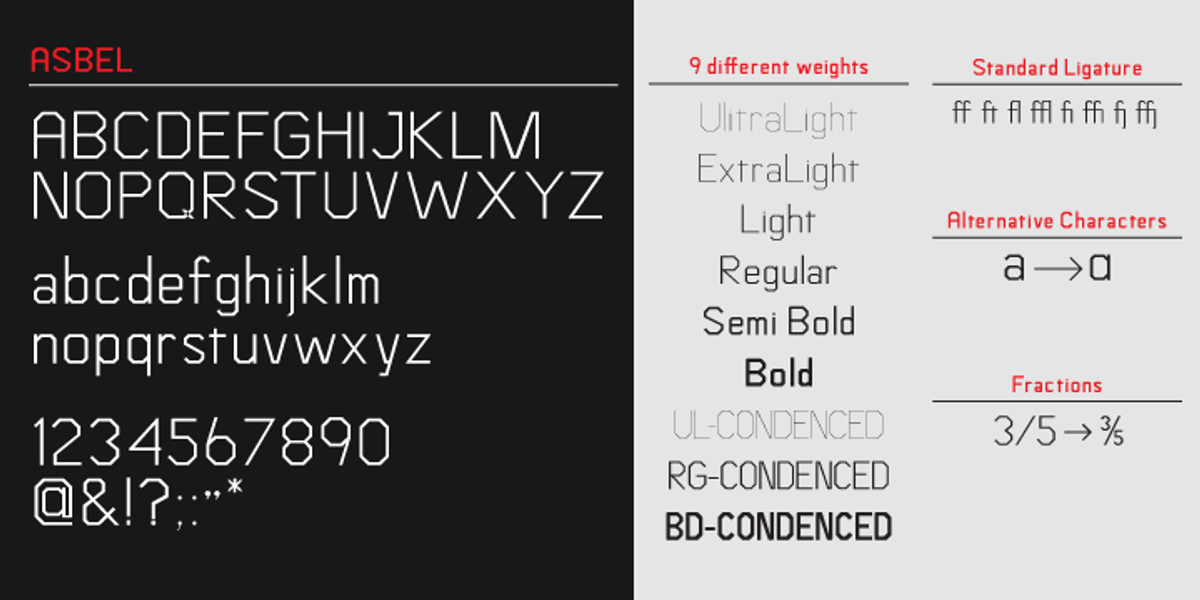 Asbel, a Sans Serif Font by Khaito Gengo (Photo 5 of 5)