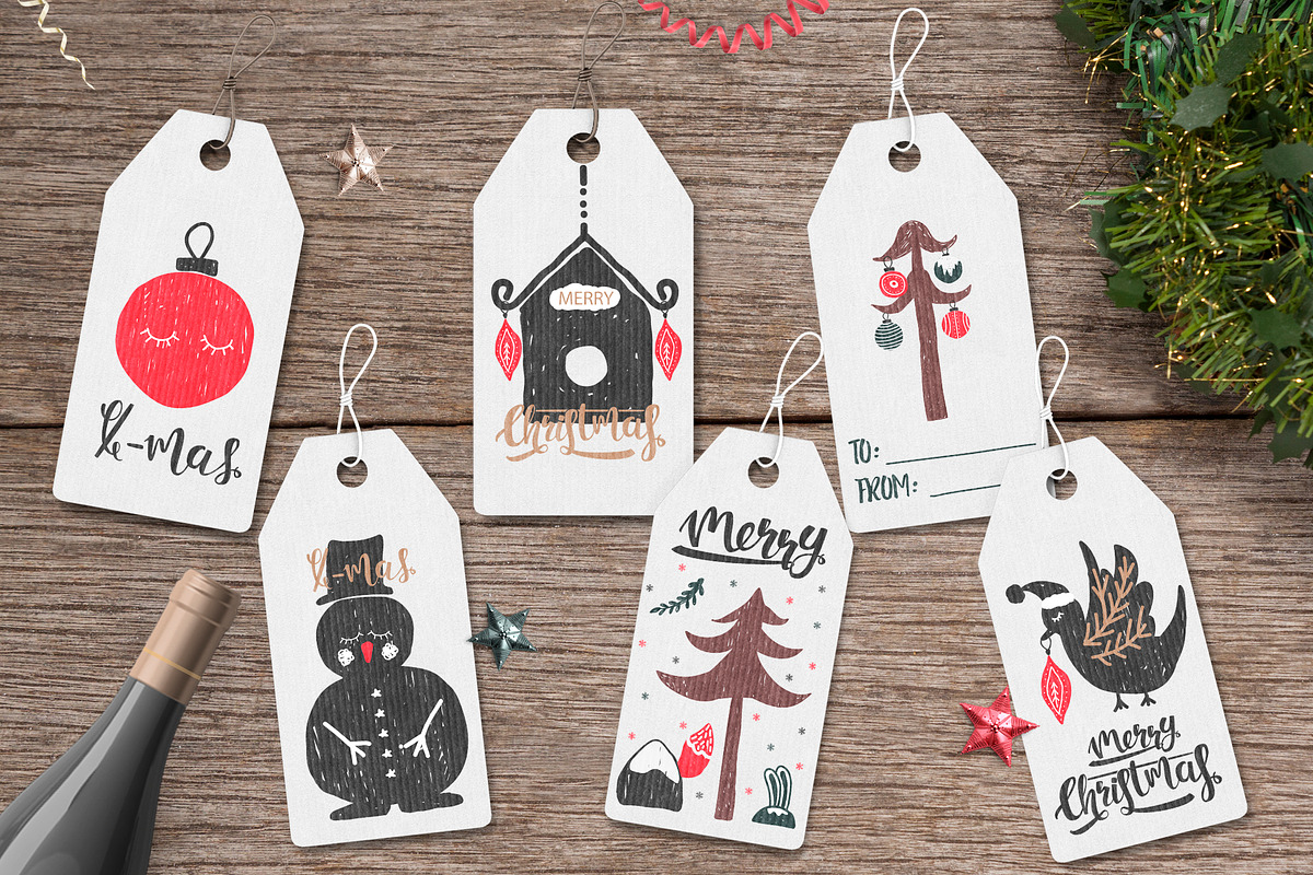 Gift christmas tags, an Object Graphic by Alyonka_lis (Photo 5 of 7)