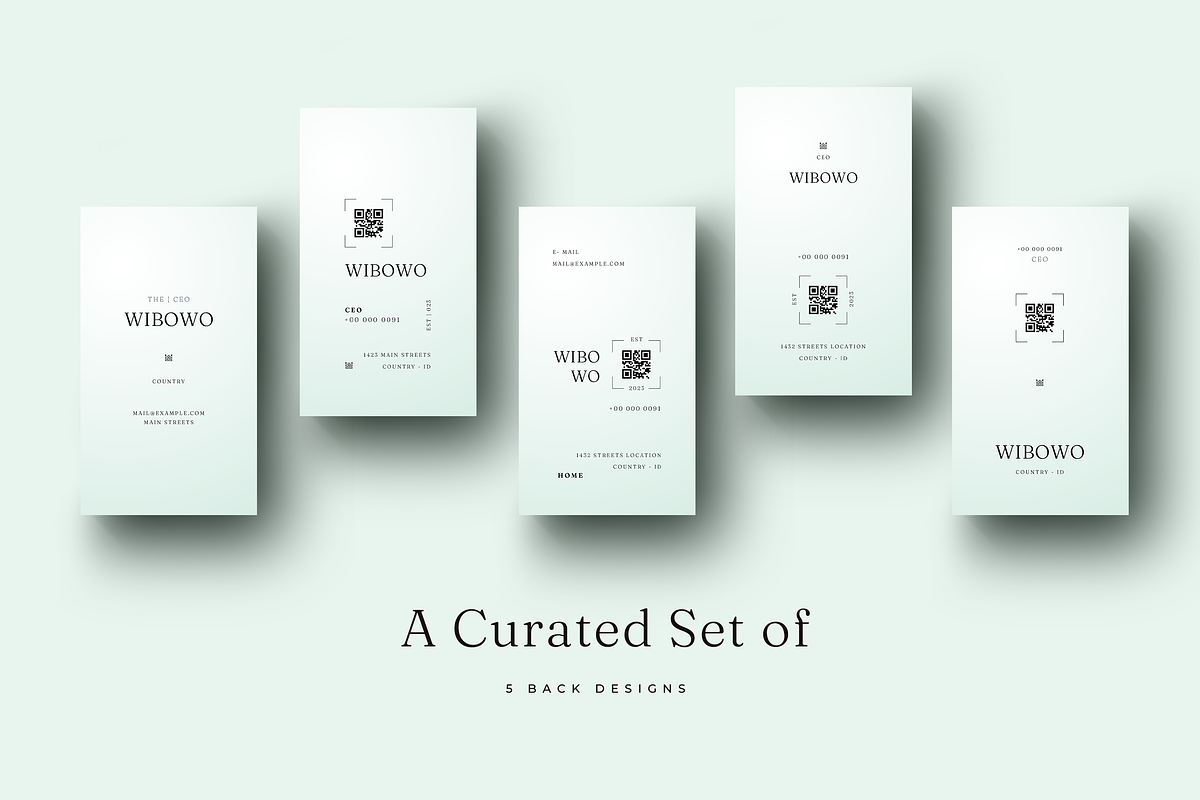 Orivello - Indesign Business Cards, a Business Card Template by Ctrl space studio (Photo 2 of 6)