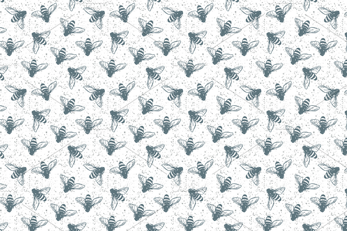 Insects pattern set, a Pattern Graphic by Julia Bilenko (Photo 3 of 4)