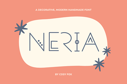 Neria | Ornate Display Font