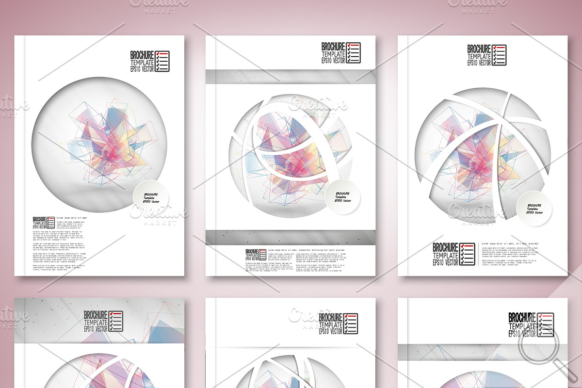Science brochure or flyer templates, a Work Illustration by VectorShop (Photo 5 of 5)
