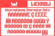 Party Heart font, a Sans Serif Font by weknow (Thumbnail 8 of 8)