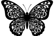 Beautiful Butterfly Silhouette, an Object Graphic by Designer_Momina (Thumbnail 17 of 20)