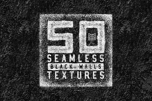 50 Seamless Black Walls Textures