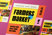 Farmer Market Flyer Set, a Flyer Template by Annora Studio (Thumbnail 4 of 6)