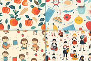 Teaching school seamless pattern, a Pattern Graphic by HillTract (Thumbnail 2 of 2)