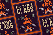 Self Defense Class Flyer, a Flyer Template by ashenterprise (Thumbnail 2 of 2)