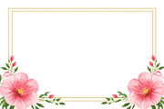Pink Floral Watercolor Frames, an Illustration by Amazin_art (Thumbnail 9 of 11)