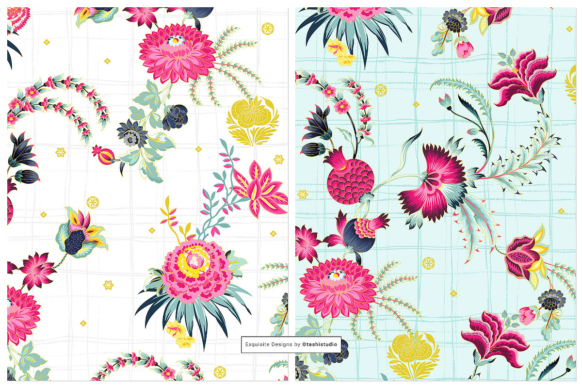 Pink Petals Bold Floral Pattern, a Pattern Graphic by TSTUDIO (Photo 3 of 10)