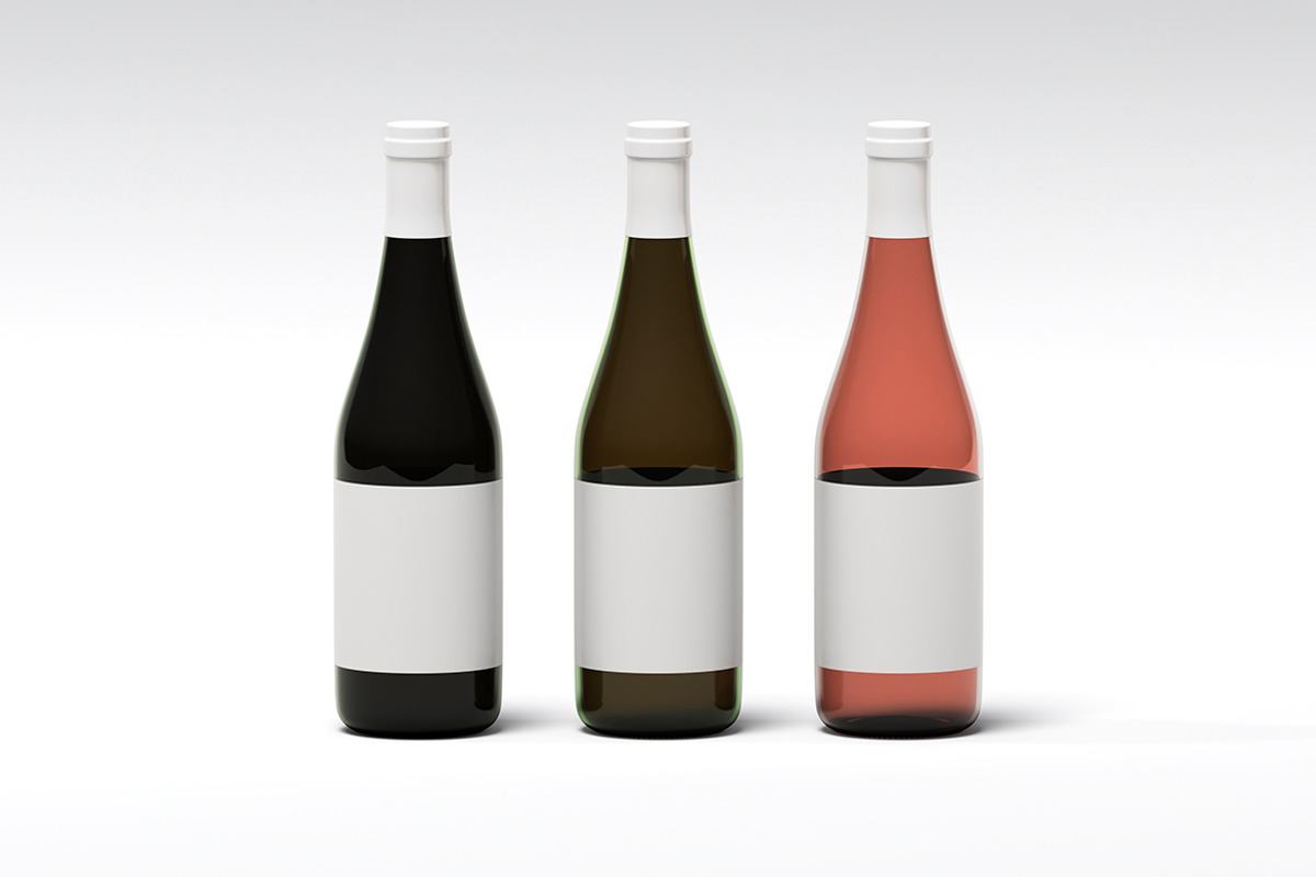 Wine Bottle Mockup Set, a Product Mockup by McLittle Stock (Photo 2 of 2)