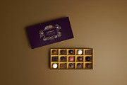 Luxury Chocolate Truffle Box Mockup, a Packaging Mockup by Sheikhadesign (Thumbnail 9 of 12)