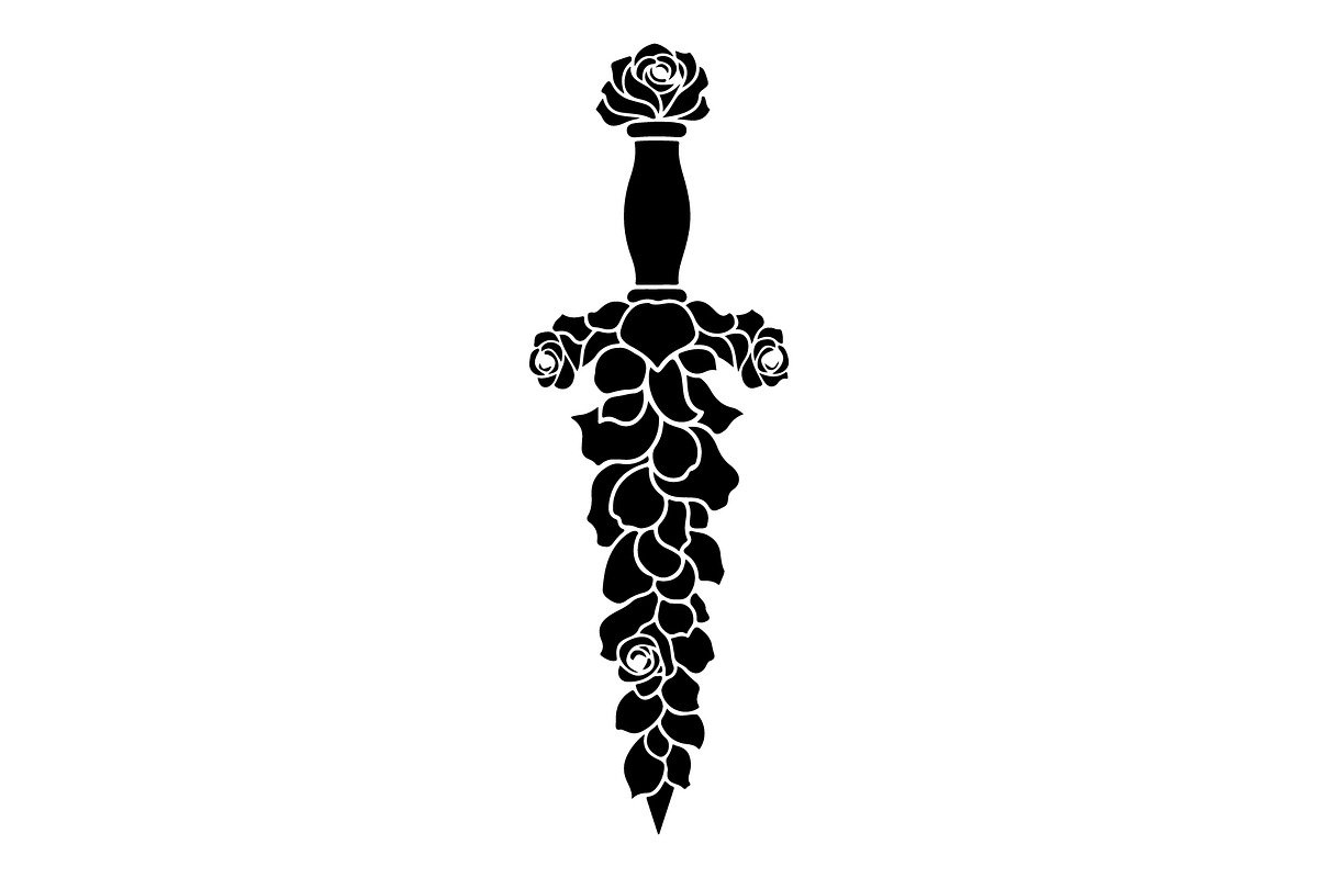 Ornamental Dagger Silhouette Bundle, an Object Illustration by Gaye Art (Photo 30 of 31)