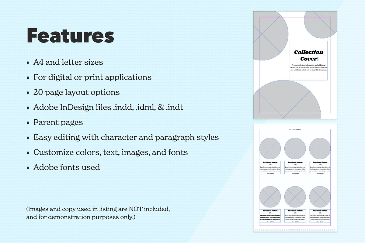 InDesign Wholesale Catalog Template, a Brochure Template by Dandymark (Photo 4 of 12)
