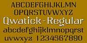 Qwatick, a Serif Font by Ingrimayne Type (Thumbnail 6 of 8)