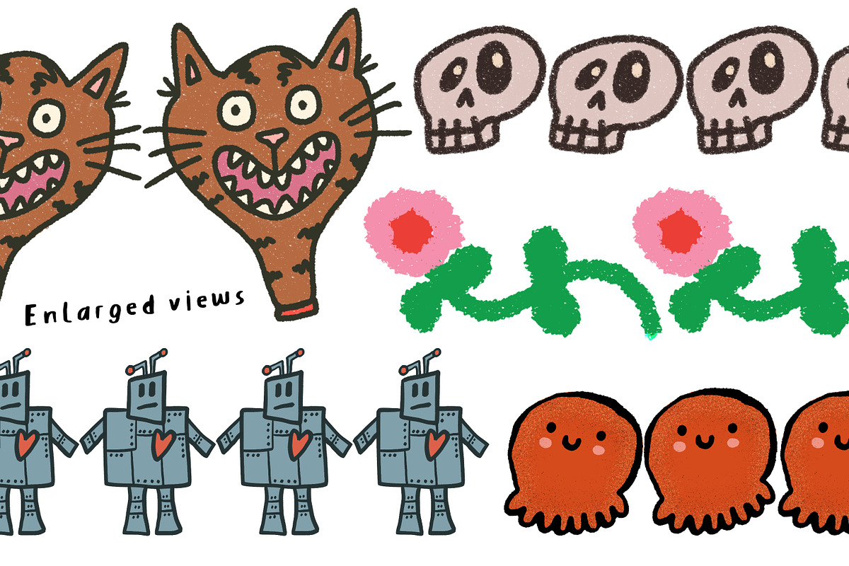 Hand Drawn Set of 50 Png Borders, an Object Graphic by Heather Green Designs (Photo 4 of 6)