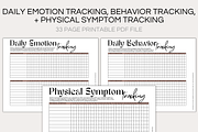 Mental Health Journal Printable PDF, a Stationery Template by Ambitiously Alexa (Thumbnail 4 of 5)