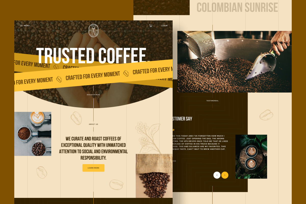 10 Figma Landing Page Templates, a Landing Page Template by zroch design (Photo 20 of 32)