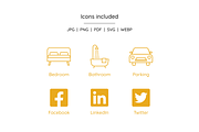 Real Estate Landscape Brochure, a Brochure Template by SonaGeciova (Thumbnail 4 of 5)
