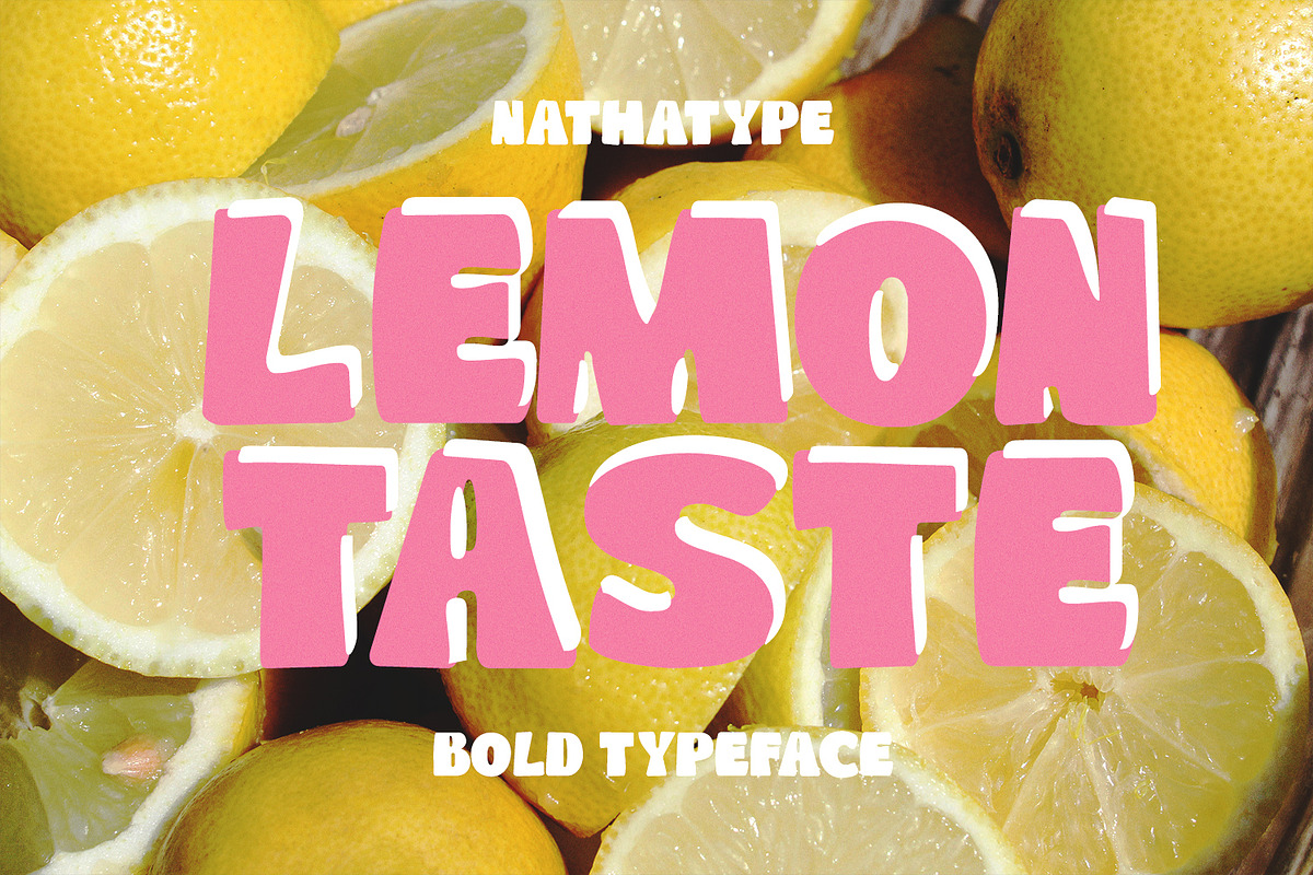 Lemon Taste, a Symbol Font by Nathatype (Photo 1 of 11)