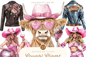 Watercolor Cowgirl PNG Clipart, a Person Illustration by SparkyDesignsUS