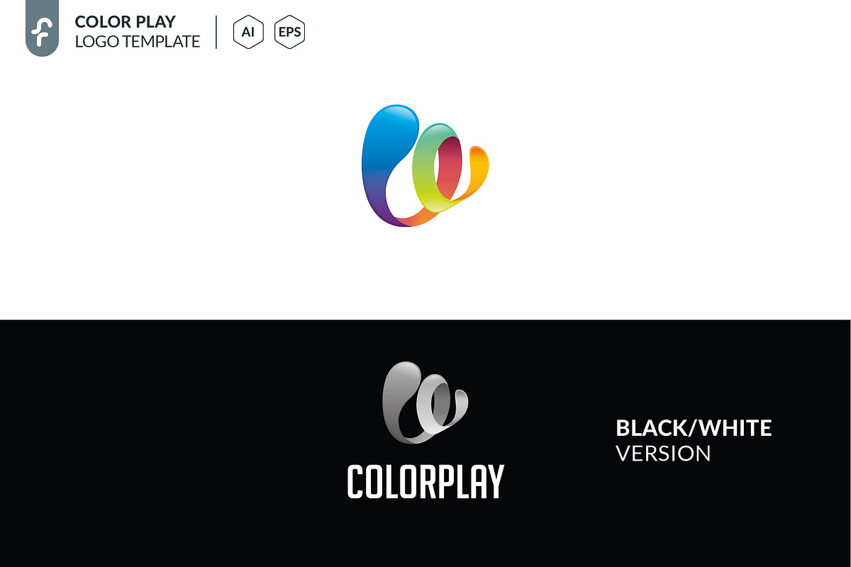Color Play Logo, a Branding & Logo Template by ft.studio