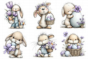 Whimsical Rabbit Clipart with Eggs B, an Illustration by Daily.Designs (Thumbnail 7 of 8)