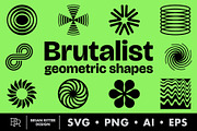 Brutalist Geometric Shapes, an Object Graphic by Brian Ritter Design (Thumbnail 1 of 4)
