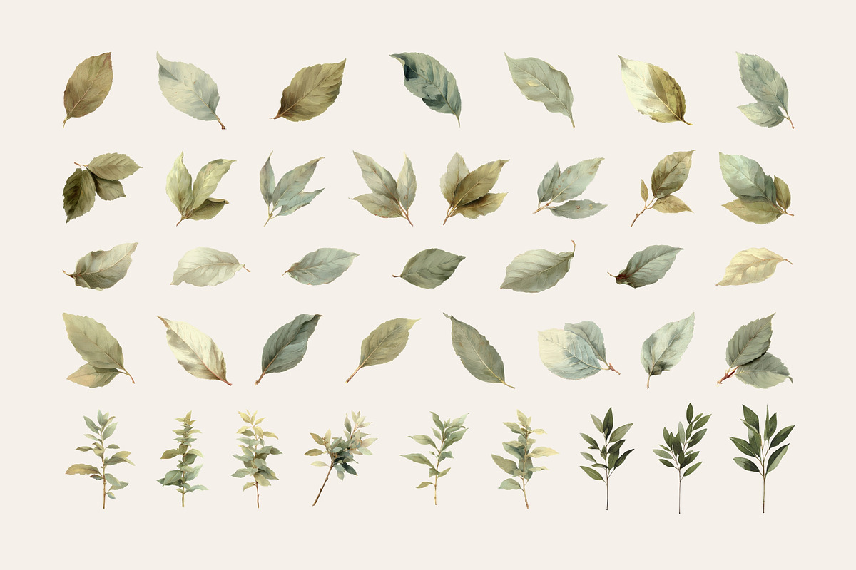 Vintage Garden Patterns and Elements, a Decorative Illustration by Yanakicc (Photo 7 of 12)