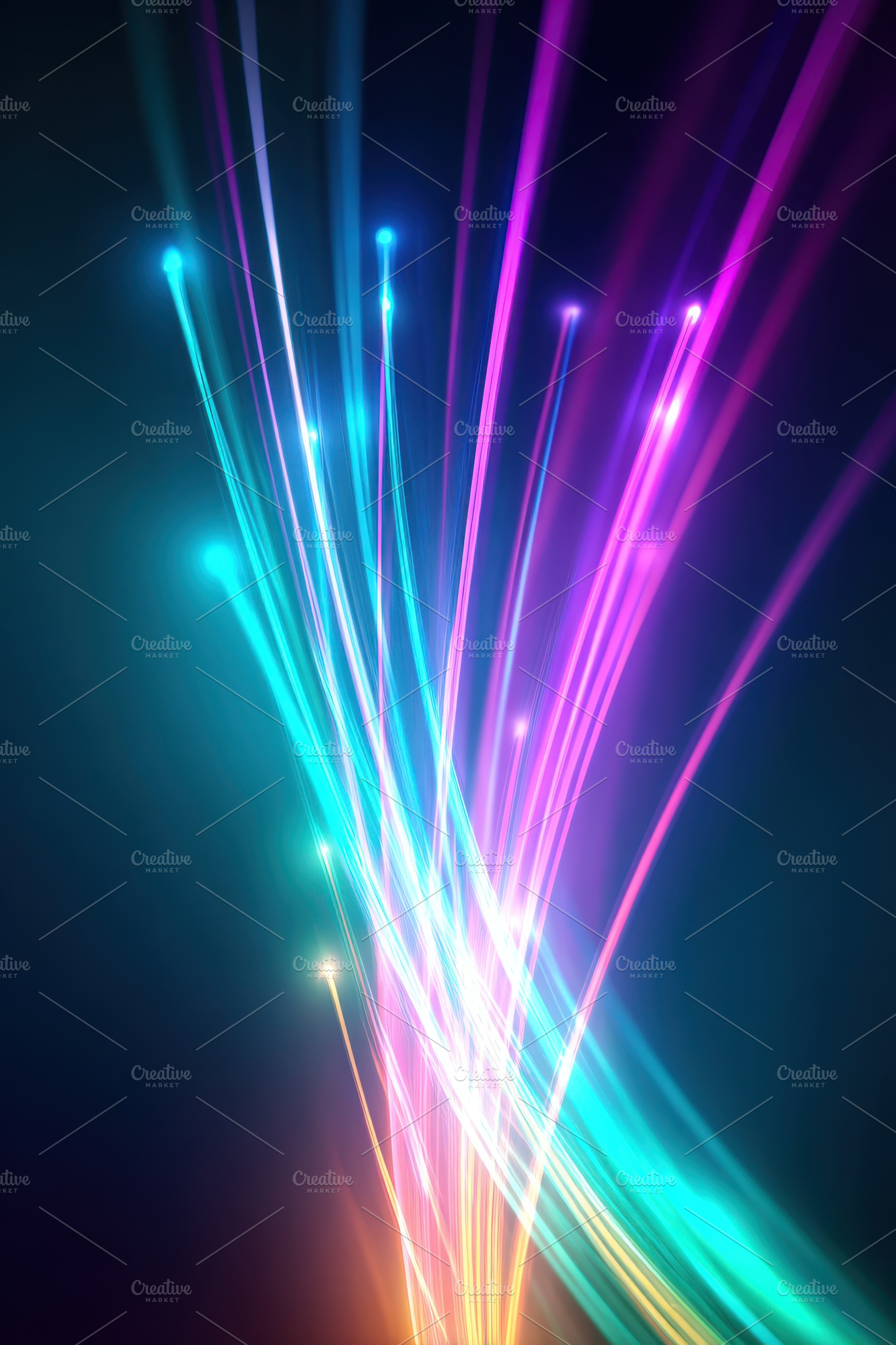 Vibrant neon abstract background, a Wallpaper Photo by AlyaAnd
