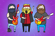 Rock star patterns, a Pattern Graphic by merion_merion (Thumbnail 5 of 5)