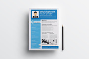 Nonprofit Organization Fact Sheet, a Stationery Template by obayes (Thumbnail 2 of 4)