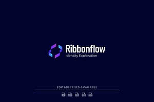 Gradient Modern Ribbon flow Logo, a Branding & Logo Template by Artnivora.Std