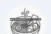 Bundles Vector Onigiri Outline Icons, an Outline Icon by adenpinkstore (Thumbnail 11 of 21)