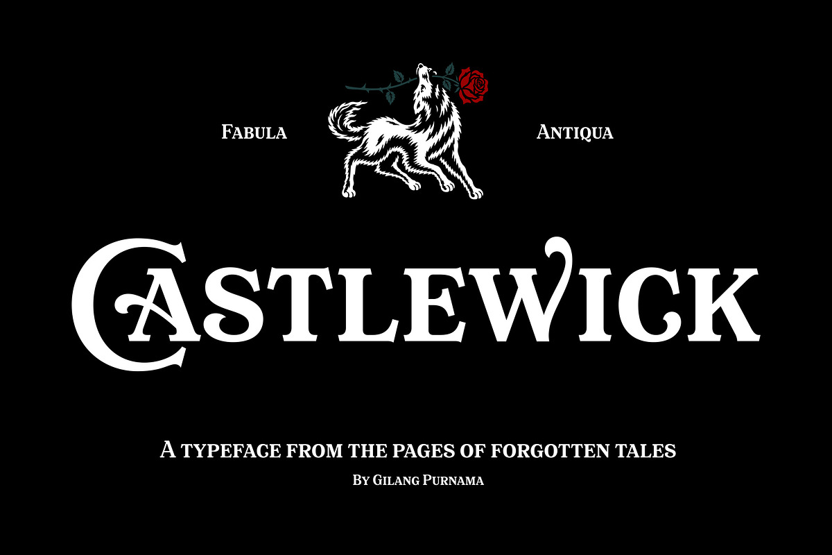Castlewick - Old Tale Typeface, a Serif Font by Spencer & Sons Co. (Photo 1 of 8)