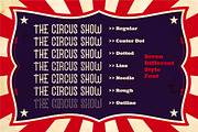 The Circus Show - Display Font, a Serif Font by PutraCetol Studio (Thumbnail 2 of 7)