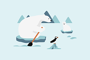 Arctic Animals Illustration, an Animal Illustration by Jump Studio (Thumbnail 6 of 10)