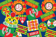 Total 69 — Football Font Collection, a Sans Serif Font by Aiyari (Thumbnail 9 of 20)