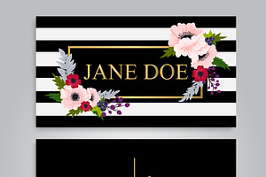 Business card template