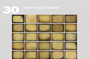 Retro Fade Charm Effect Overlays