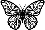 Elegant Butterfly Silhouette, an Object Graphic by Designer_Momina (Thumbnail 18 of 18)