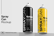 Spray Can Mockup 2 Scenes, a Household Mockup by graphicsauce (Thumbnail 1 of 4)