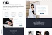Wix Template for Coaches, a Wix Template by Studio Eburnean (Thumbnail 1 of 3)